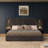 King Size Upholstered Bed Frame with Headboard-1187181677-1187181674