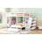 Full Over Twin Bunk Bed With Desk, Drawers And Shelves-423809146