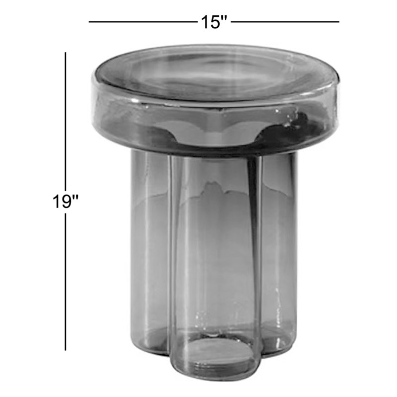 Table de bout Kober, Gris
