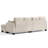 Corduroy Modular Sectional Couch with Ottoman Chaise, L Shaped 4-seat Sofa for Living Room, Apartment, Lounge, Modern Armrest Neck Support Furniture-896598009