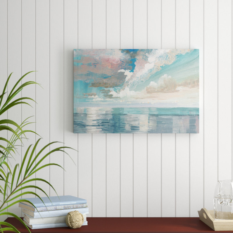 Pastel Sky - Wrapped Canvas Painting, 51cm H x 76cm W x 3.81cm D