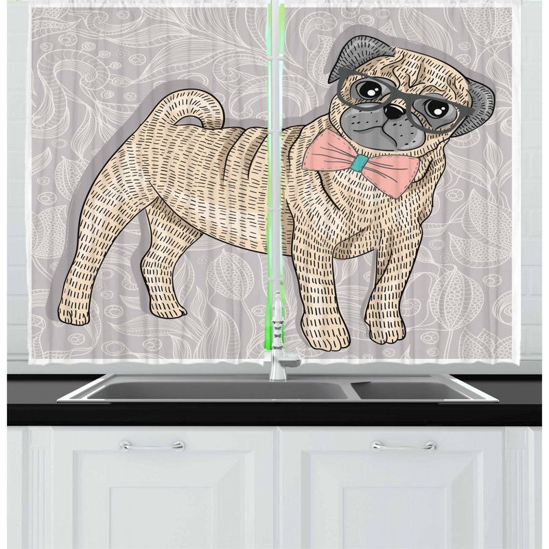 Pointed Kitchen Curtain