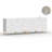 Modern 6 Drawer Dresser,White Dresser Set for Bedroom, 90 Inch Wide,Anti-Tip Design