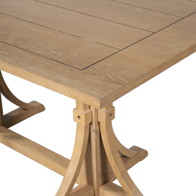 Table de salle à manger Ridley, Natural Wood Wash