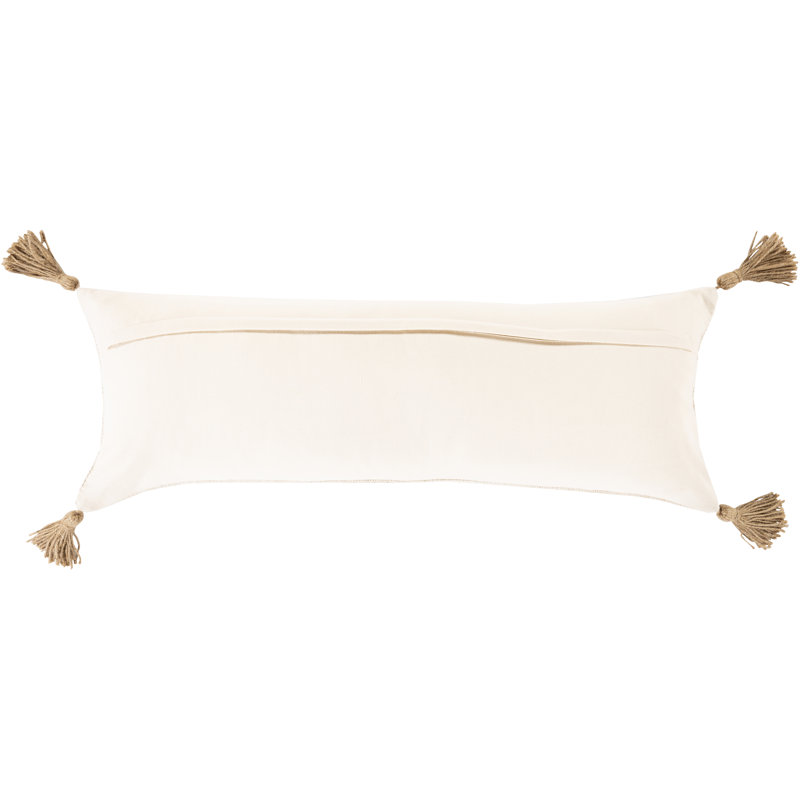 Chloe Block Print Cotton Reversible Throw Pillow, Polyester/Polyfill