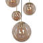 Ambrous 5 - Light Black Cluster Pendant