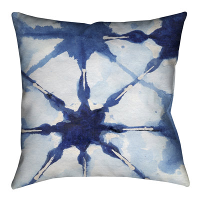 Shibori Outdoor Throw Pillow