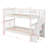 Twin Over Twin Bunk Bed With Storage And Guard Rail-1605977188