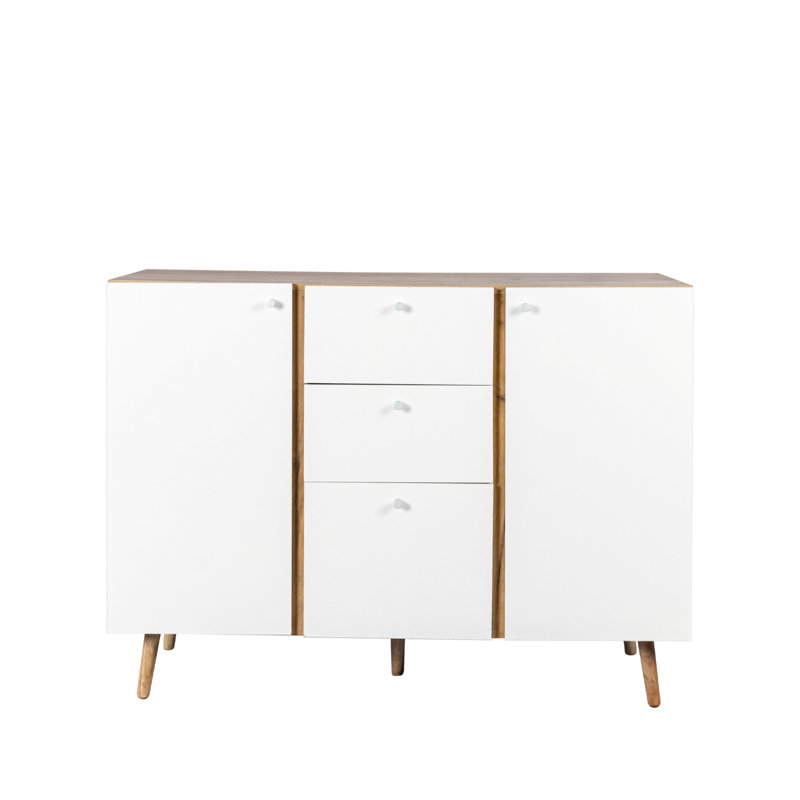 Versatile Sideboard Cabinet with Multiple Storage Options for Various Rooms