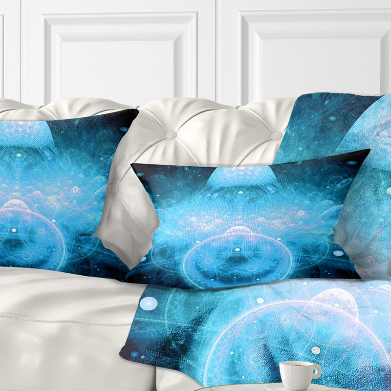 Coussin lombaire à motif lombaire d’univers à motif floral