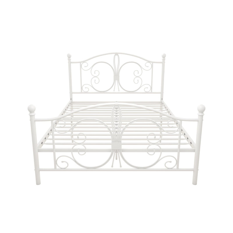 Kourtney Bed, Double (4'), White