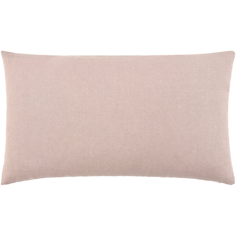 Lanie Accent Pillow, Dark Beige, Rectangle 12"H x 21"W