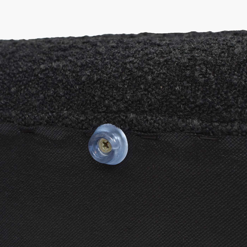 Upholstered Flip Top Storage Bench, Black