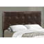 Lit, double, tapissier, aspect cuir brun, transitionnel-2003246431
