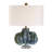 Uttermost Ruffle Up Blue Green Table Lamp
