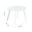 Mccreight Round Metal Outdoor Coffee Table , cm W cm D-8617050-8617047