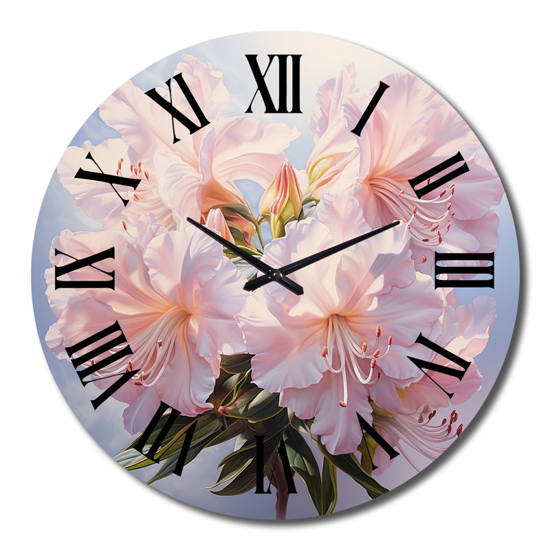 Berardo - Floral Wall Clock, Large