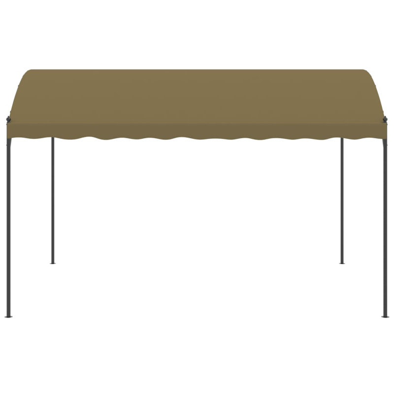 13.1 Ft. W x 9.84 Ft. D Steel Patio Gazebo Gazebo, Taupe