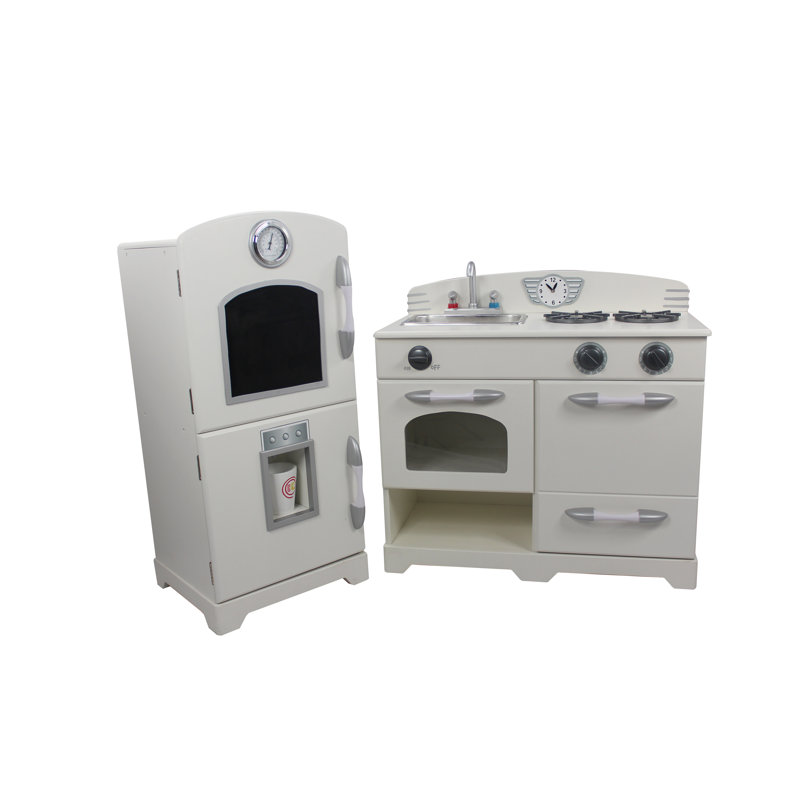  Little Chef Fairfield Wooden Play Kitchen, White