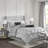 Elegant Bedding Sets, Queen Polyester Pleated Tufted For Modern Home