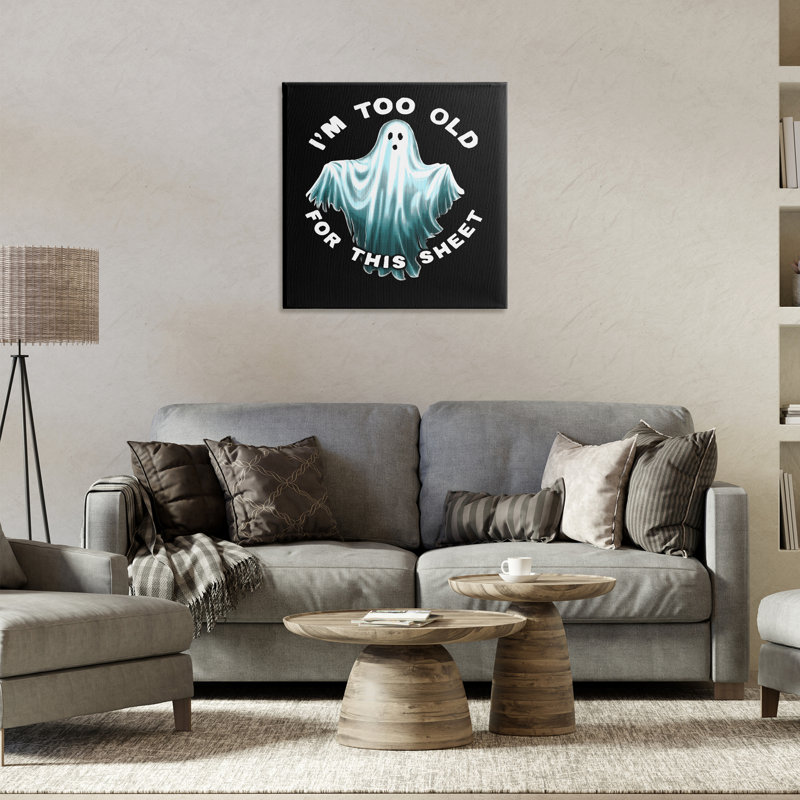 Too Old For This Part Canvas, art mural par Jedco Brands, Inc., H 24 po x l 24 po