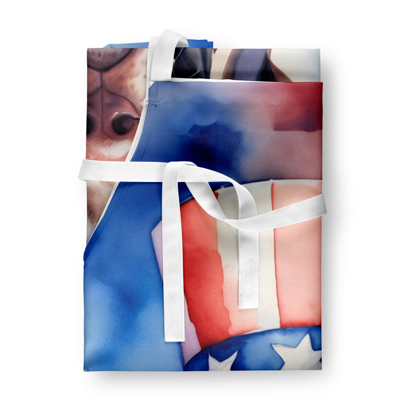 Patriotic American Apron, German Shorthaired Pointer