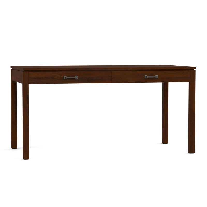 Origins Solid Wood Writing Desk, 30" H x 60" W x 30" D, Bronze