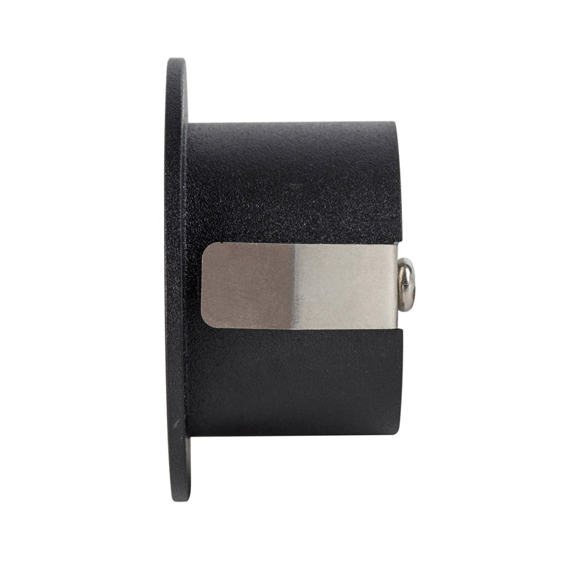 Giuliano Low Voltage Integrated LED Metal Deck Light, Black