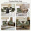 Chaise de salle à manger Angelick avec structure en métal-223873010-223873011