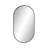 24" Round Metal Frame Shatterproof Wall Mount Mirror-110252316-110252315