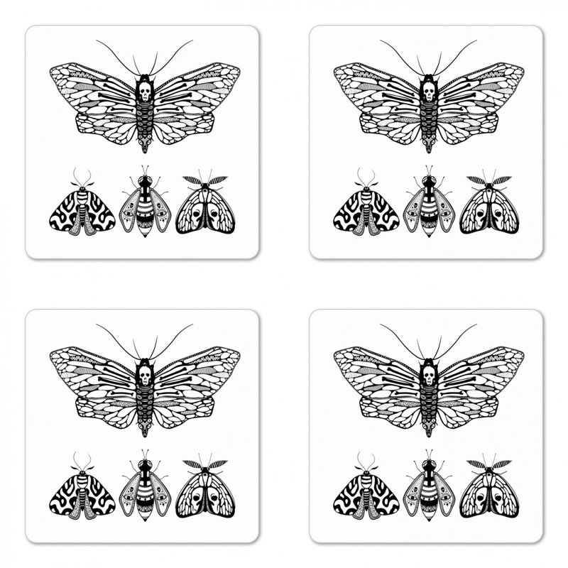 Sous-verre décès mites