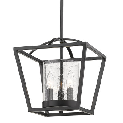 Skegness 3 - Light Dimmable Lantern Geometric Chandelier