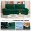 Grand canapé-lit escamotable de 73,2 po, canapé-lit convertible 3 en 1, causeuse multifonctionnelle en velours, vert-1464241711