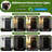 2-Pack Upgraded Motion Sensor Outdoor Wall Lights, Dusk To Dawn Porch Lights Outdoor Wall Sconce Lanterns, 3 Lighting Modes Exterior Lighting Fixtures, Black Outside Lights For House Front Door Garage