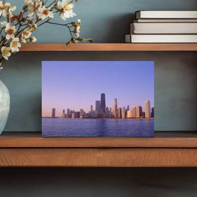 Buildings at the waterfront Lake Michigan Chicago Cook County Illinois USA 1 Piece Wrapped Canvas Wall Art