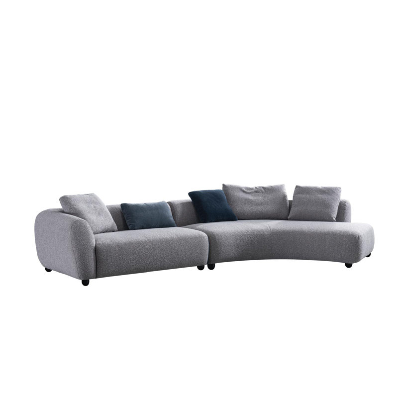 Canapé modulaire en tissu de la collection Luna - 154 po