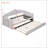 Upholstered Daybed With Trundle ,Velvet Sofabed With USB Charging Ports-33622949