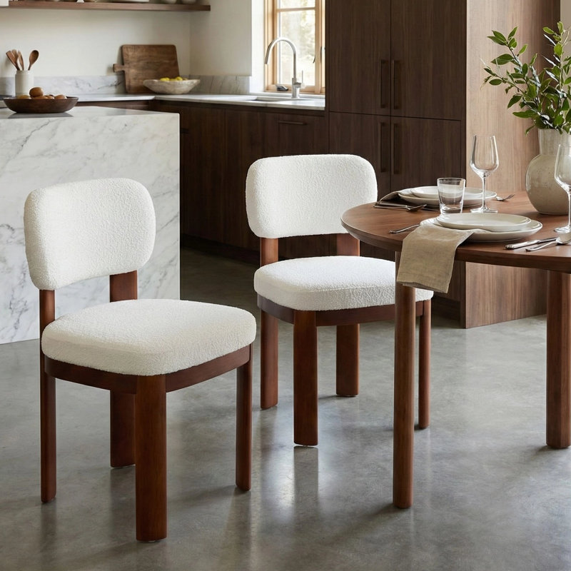 Ensemble de 2 chaises de salle à manger en bois, 2