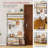 5 in 1 Hall Tree with Bench, with Bench and Shoe Storage-129908396