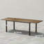 Table de salle à manger extensible de 63 à 94,5 po pour 6 à 8 personnes, brun