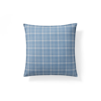 Masie Plaid Throw Pillow Blue