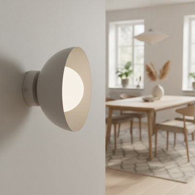 Steel Flush Mounted Sconce