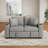 60.6" Modern Loveseat Sofa Pull-Out Sofa -1240332022