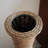 39-Inch Tall Artificial Rattan Floor Vase In Elegant Beige - Statement Piece For Living Room Decor, Entryway, Or Hallway - Versatile Home Accent For Dried Or Silk Floral Arrangements