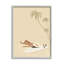 «Au-482-Giclee Beige Summer Sunbathing Girl» par Birch & Ink, impression-88104543-88104540