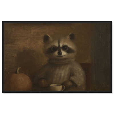Raccoon Reverie Canvas Farmhouse Prints by Art Remedy
