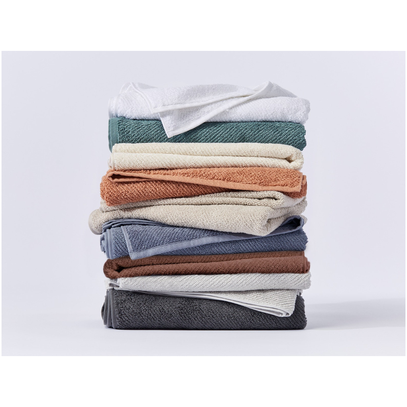 Air Weight Organic Bath Sheet, Fog