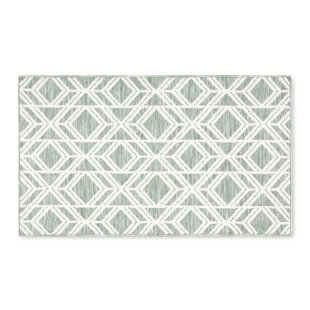 Evideco Chic Cutlery Print Gray Wool-Effect Kitchen Mat and Runner Rug Set of 2