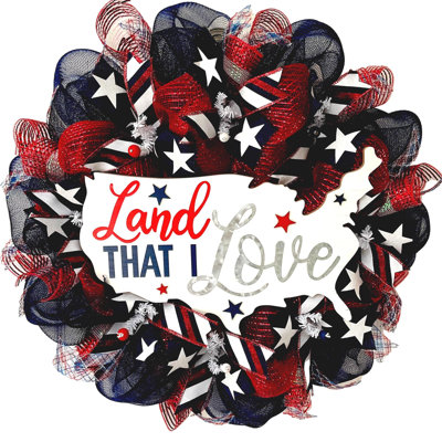 Patriotic Wreath Land That I Love