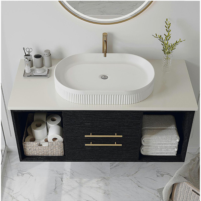 Meuble-lavabo de salle de bain 22,8 po